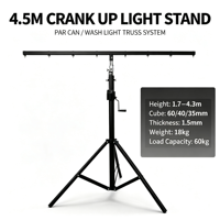 Nouveaux produits – Support d'éclairage réglable 4,5 m à simple ou double couche pour truss, idéal pour les mariages, les scènes et les événements, support pour projecteur LED Par