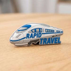 Aimant de réfrigérateur personnalisé en PVC gaufré 3D, voiture classique vintage, aimant de réfrigérateur en caoutchouc souple, décoration pour les amateurs d'automobiles, cadeau - Product Image 2