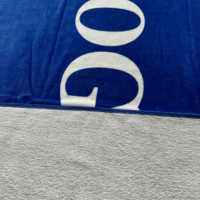 Serviette de sport et de plage en jacquard 100% coton personnalisée avec logo serviette jetable tissée en jacquard