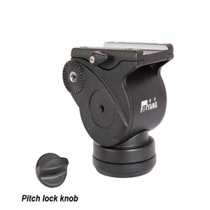 Jy0506h Cámara Dslr Cabezal de vídeo de fluido hidráulico para trípode de aluminio Monopod Slider Grabación panorámica <span class=keywords><strong>Película</strong></span> de video forshoot - Product Image 3