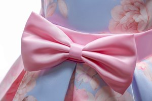 ชุดแต่งงานปักลายแขนกุดสีชมพูยาวนวัตกรรม - Product Image 2