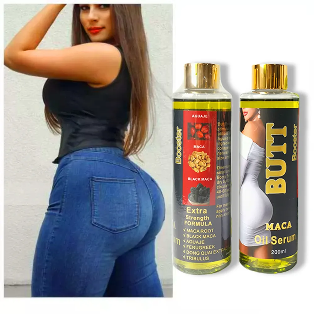 Private Label Oil Serum Extra Strength Hips/Butt Enhancement Maca Oil Serum Big Butt/ Hip Enhancer For Big Booty