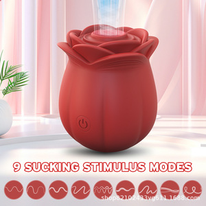 Rose Travel Portable Adult Toy for Women, Nipple Inhalation, Foreplay Sex Toy, 10-Frequency <b>Vibration</b> Massage - Product Image 5
