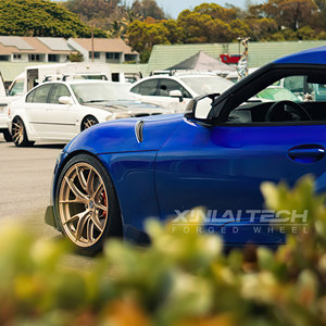 Rueda forjada personalizada monobloque de 1 pieza con acabado en bronce XL 5x5x120 112 5x114,3 17 18 19 20 21 22 pulgadas llantas de coche - Product Image 3