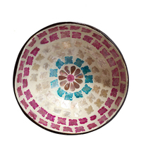 Hohe Qualität Bester Preis Vietnam Coconut Shell Bowl Mit Perlmutt Inlay