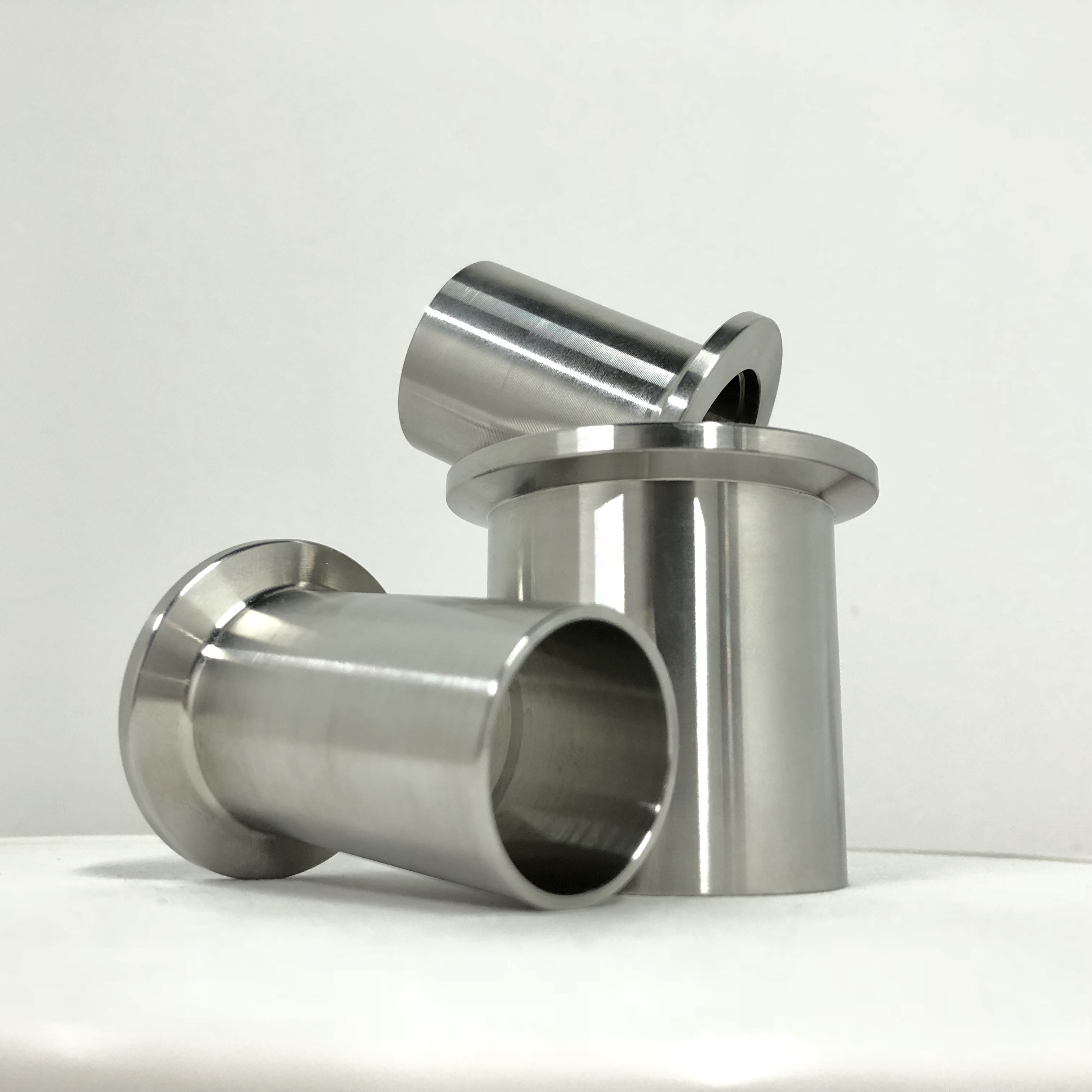 SS304 Vacuum Nipple Fittings KF Stub End Lapped Flange
