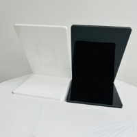 Support de table en acrylique personnalisé NFC pour avis Google, support de menu NFC pour réseaux sociaux à usage public