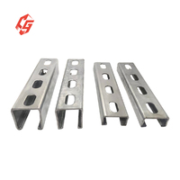Perfil de Acero Unistrut Galvanizado en Caliente, Ranurado, 41X41X25/41*52, Servicios de Corte y Doblado
