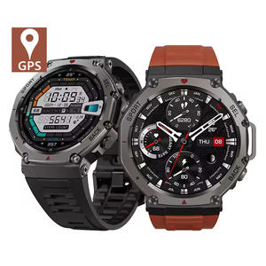 Montre connectée DM58 AMOLED avec écran tactile couleur, GPS, étanche 5ATM, bracelet en silicone, boîtier en alliage, suivi du sommeil, idéale pour la <span class=keywords><strong>gym</strong></span> - Product Image 1