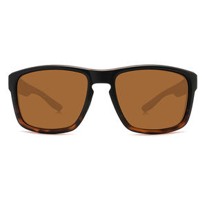 Gafas de sol polarizadas con montura cuadrada Cross Border, montura TR90, lentes TAC, protección UV400 para ciclismo, conducción, pesca y excursiones. - Product Image 2