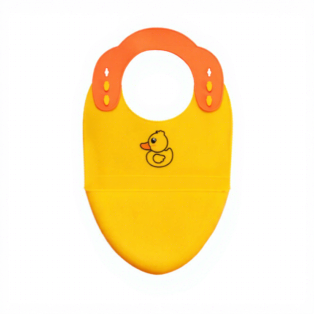 Little yellow duck bib