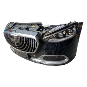 Para Mercedes Benz Clase <span class=keywords><strong>S</strong></span> <span class=keywords><strong>Maybach</strong></span> W223 Conjunto de parachoques delantero con radiador y faros utilizados para parachoques de automóviles - Product Image 2