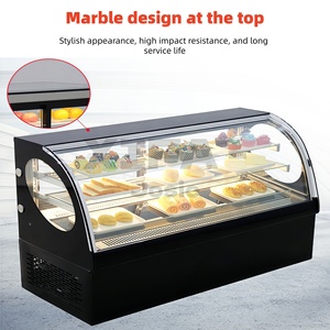 <span class=keywords><strong>Vitrina</strong></span> <span class=keywords><strong>Refrigerada</strong></span> <span class=keywords><strong>para</strong></span> Pasteles con Vidrio Curvo, Acero Inoxidable, Garantía, Larga Vida Útil, <span class=keywords><strong>para</strong></span> Panadería - Product Image 1