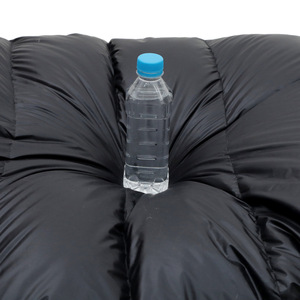 Sac de couchage momie Horizon Hiker 1000g en nylon coupe-vent pour adulte, camping en plein air, noir, bleu marine, orange, bleu royal, bleu ciel - Product Image 2