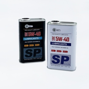 Bidons en fer blanc de 1L, vides, de haute qualité, de forme carrée ou rectangulaire, pour huile moteur, avec couvercle à pression, impression offset et surface laquée - Product Image 1