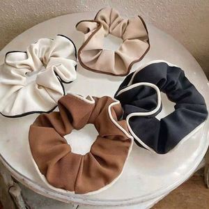 Chouchous simples couleur crème, style vintage français, pour femme - Product Image 2