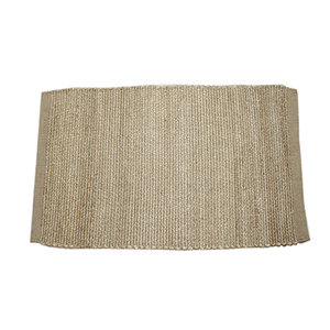 Tapis de porte rectangulaire en jute naturel de qualité supérieure, lavable, tissé, antidérapant, pour entrée, couloir, cuisine - Product Image 1