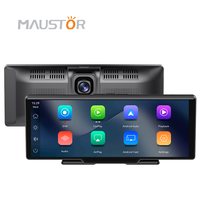 Nouveau style 2026 – Autoradio stéréo 4K à double piste avec capteur de lumière, écran tactile 10,26 pouces, AirPlay sans fil, CarPlay et Android Auto sans fil