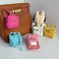 Mini sac à dos porte-clés en cuir PU au design anime pour femme - Porte-monnaie souple personnalisé de haute qualité, étui pour écouteurs, pendentif ornemental