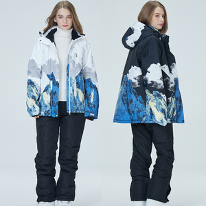 <span class=keywords><strong>Ensemble</strong></span> de combinaison de <span class=keywords><strong>ski</strong></span> et snowboard pour <span class=keywords><strong>femme</strong></span>, épais et chaud, respirant, imperméable, coupe-vent, veste et pantalon d'hiver pour l'extérieur, 100% polyester - Product Image 5