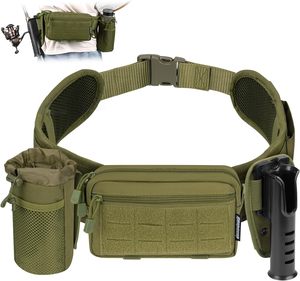Ceinture de pêche à la mouche avec porte-canne, sangles réglables et compartiment pour filet - Product Image 5