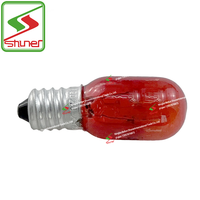 Ampoule indicatrice de four rouge E10 T20 240V 5W, lampe d'avertissement incandescente résistante aux hautes températures, remplacement