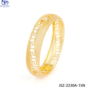 JXX JSZ-Z2284-234A-15N Brazaletes de Boda Unisex, Chapados en Oro de 24K con Circonita, Estilo Vintage, para Decoración de Fiestas en África y Dubái - Product Image 4