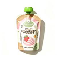 Pochettes à bec verseur pour bébé, qualité alimentaire, format stand-up, pour collations liquides, smoothies et boissons – Emballage sain pour un style de vie équilibré