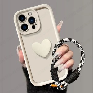 <span class=keywords><strong>Coque</strong></span> de téléphone 3D en forme de cœur A55 avec <span class=keywords><strong>cordon</strong></span>, protection intégrale A56 5G, antichoc et mate pour S26Ultra/S25FEE/S24 - Product Image 3