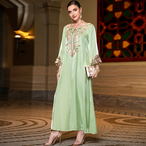 Abaya – robes musulmanes 2022 coton, vêtements islamiques ethniques pour femmes, Kaftan en dentelle, <span class=keywords><strong>grande</strong></span> <span class=keywords><strong>taille</strong></span>, vêtements turcs modeste, vente en gros, nouvelle collection - Product Image 4