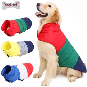 Veste réversible de luxe résistante à l'eau pour chien, vêtements en coton pour animaux de compagnie avec motif imprimé coloré, vente en gros - Product Image 6