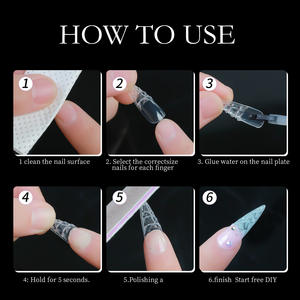 120 pièces clair glaçure <span class=keywords><strong>faux</strong></span> <span class=keywords><strong>ongles</strong></span> 3D cristal couverture complète <span class=keywords><strong>faux</strong></span> Art capsules d'<span class=keywords><strong>ongles</strong></span> <span class=keywords><strong>pour</strong></span> extensions conseils carré cercueil presse sur les <span class=keywords><strong>ongles</strong></span> - Product Image 5