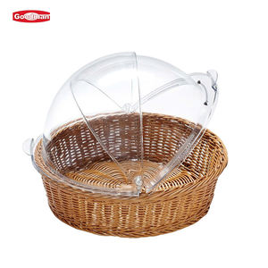 Copertura in acrilico per torta a cupola in policarbonato pane in plastica per alimenti trasparente per PC - Product Image 2