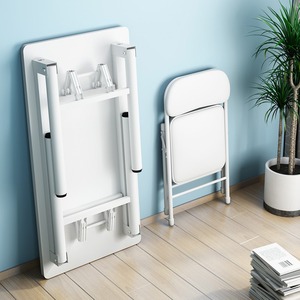 Nội thất văn phòng màu trắng gấp bàn máy tính đào tạo bàn viết văn phòng nhà sinh viên học bàn góc bàn - Product Image 4