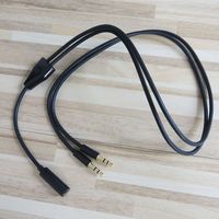 Cabletolink fabbrica Auricolare Cavo del Divisore 3.5mm Femmina a 2 Maschio Cuffia Microfono Audio Y Splitter Adattatore per il Calcolatore Del PC