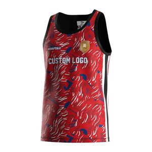 Maillot de rugby sans manches de luxe pour homme, orange, personnalisé, pour entraînement en salle de sport et musculation - Product Image 1