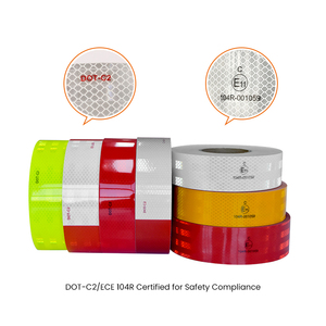 <span class=keywords><strong>Cinta</strong></span> Reflectante Adhesiva de 2 Pulgadas Grado Diamante HIP EGP para Seguridad de Camiones DOT ECE Cintas Reflectivo para Vehículo - Product Image 2