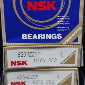 Roulement <span class=keywords><strong>NSK</strong></span> 6204 ZZ d'origine 20*47*14, en acier anti-usure avec cage en acier, vente en gros en vrac, livraison rapide pour machines industrielles - Product Image 2