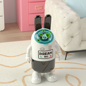 ถังขยะพลาสติกแบบเปิดด้านบน รุ่นการ์ตูน ดีไซน์ทันสมัย สำหรับสำนักงานที่บ้าน - Product Image 5