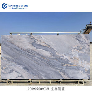 Lastra in <span class=keywords><strong>Pietra</strong></span> Sinterizzata Artificiale <span class=keywords><strong>di</strong></span> Grandi Dimensioni 1200x2700x9mm Antibatterica ad Alta Durezza Piastrelle da Parete <span class=keywords><strong>per</strong></span> Paesaggio Soggiorno <span class=keywords><strong>Giardino</strong></span> - Product Image 4