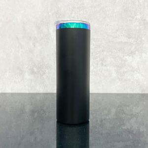 Vaso de 20 oz con Fondo Verde para Grabado Láser con Tapa Deslizante - Product Image 4