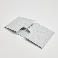 Panneaux acoustiques en fibre de polyester 100%, cloison de bureau, écran de séparation acoustique