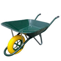 Brouette modèle France WB6400 avec pneu plein anti-crevaison en mousse PU, vert jardin, Koweït