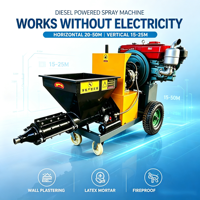 Nouvelle machine à projeter du mortier de première classe avec fonction de plâtrage et pompe à béton et moteur 220V/380V certifiée ISO CE
