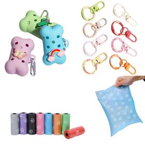 Bolsa de basura para perros de silicona hecha a medida más vendida, duradera, resistente al agua, empresa de eliminación de residuos distribuidos para mascotas - Product Image 1
