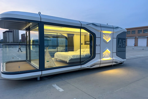 Hotel Prefabricado <span class=keywords><strong>de</strong></span> Lujo Móvil Moderno en Contenedor Expandible <span class=keywords><strong>de</strong></span> 40 pies para Habitaciones Cápsula Espacial, Talleres Pequeños y Oficinas - Product Image 4