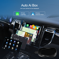 Podofo Android CarPlay AI Box 2 + 32G Adaptateur sans fil CarPlay/Android Auto pour voiture Magic AI Box Netflix/YouTube/Spotify GPS WiFi
