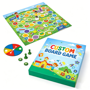 โรงงานผลิตเกมกระดานกระดาษรีไซเคิลพิมพ์ลายตามสั่ง ประเทศเวียดนาม รับผลิตแบบ OEM เกมโต๊ะแบบอินเทอร์แอคทีฟขายดี เกมเดินทางสำหรับผู้ใหญ่และเด็ก - Product Image 2