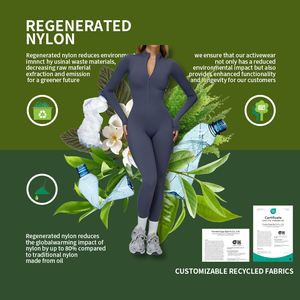 Warmer Fleece-Einteiler mit Langen Ärmeln für Damen Fitnessstudio Laufen Fitness Yoga Sport Jumpsuit für Frauen - Product Image 5