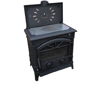 Stufa <span class=keywords><strong>a</strong></span> <span class=keywords><strong>Legna</strong></span> <span class=keywords><strong>in</strong></span> <span class=keywords><strong>Ghisa</strong></span> Moderna per Uso Domestico con Forno per Riscaldamento della Cucina - Product Image 6